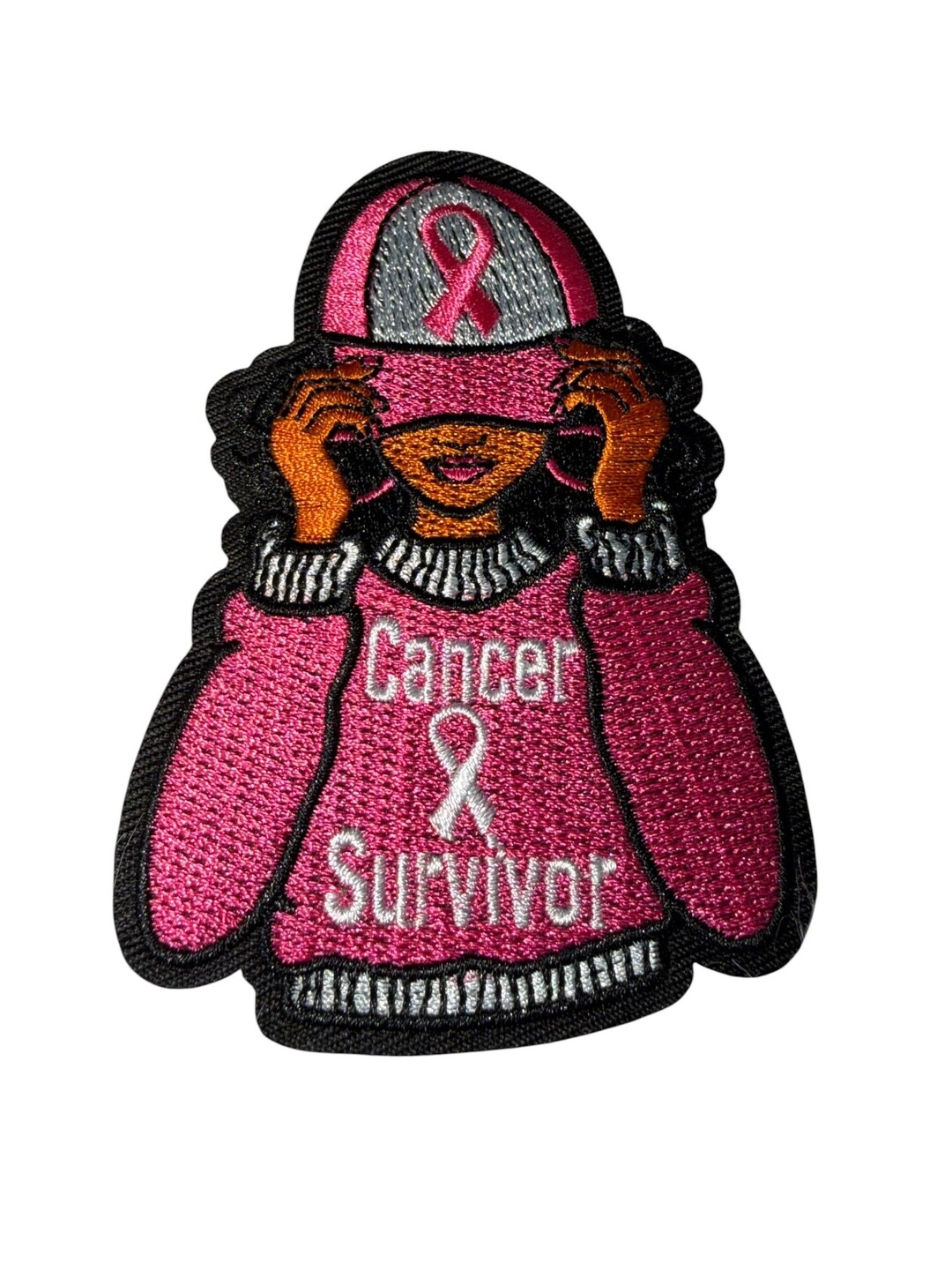 Cancer Scouting Patch Cancer Survivor Embroidered Patch – Pink Ribbon Awareness Iron-on ...