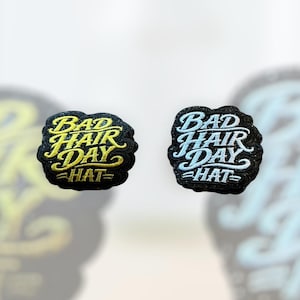 Écusson brodé pour chapeau de jour Bad Hair