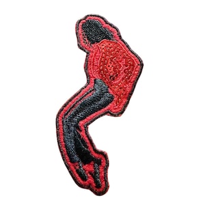 MJ Sequin Silhouette Iron-on Patch
