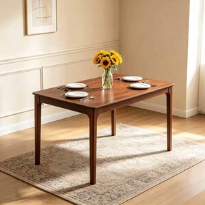 ACTU Rectangular Dining Table Solid Wood Kitchen Table bild 13