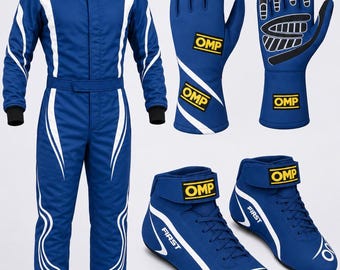 Nouvelle combinaison de karting 2026 pour enfants/adultes, kit complet de karting, chaussures/gants de niveau 2 avec cagoule, tenue de karting pour enfants et adultes | Kit complet