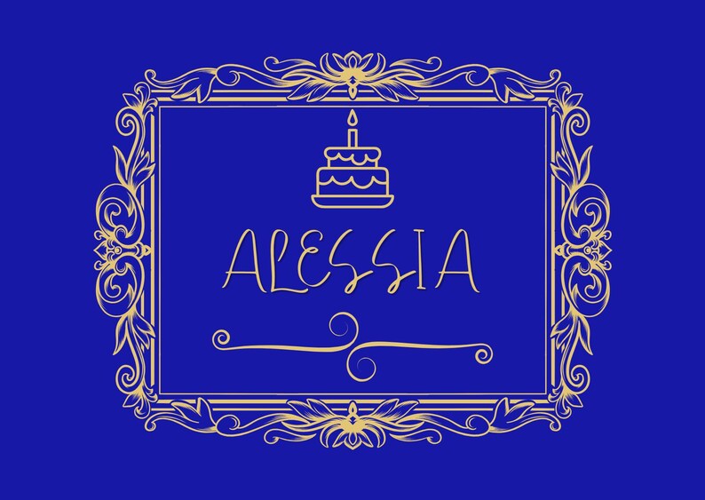 Royal Birthday Card, Customizable With Name for Printing - Etsy