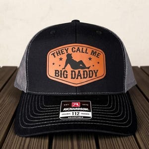 Funny Big Daddy Hat, Personalized Father's Day Gift, They Call Me Big Daddy Trucker Cap