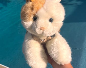 Vintage Plush Cat ESSA and Hand-Made Harness