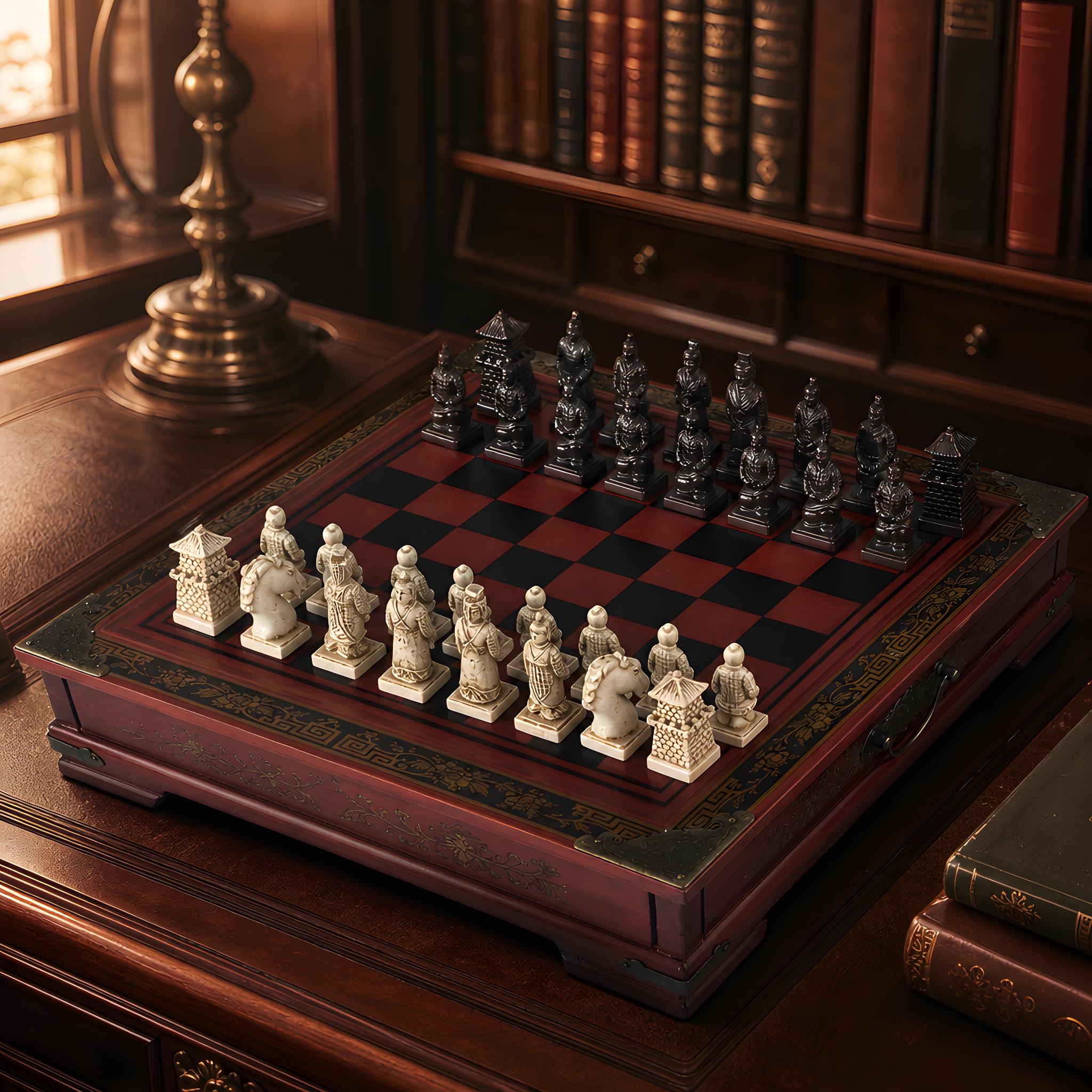 Antique chess pieces - Etsy 日本