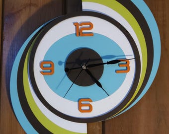 Retro Wave Clock