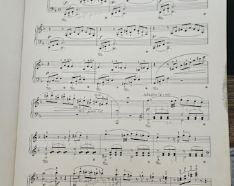 Vintage Mozart Fantasia I Physical Sheet Music Booklet – 1937 G. Schirmer Ed.