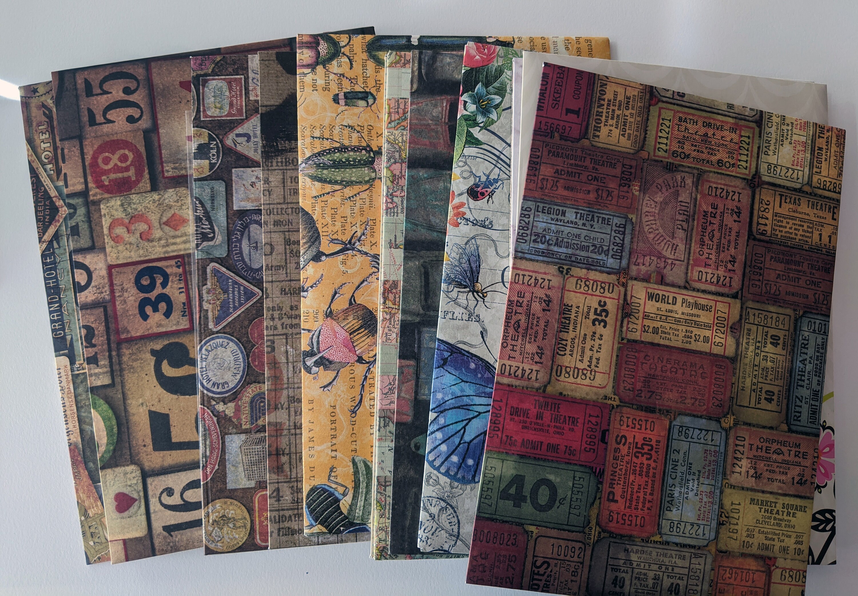 Handmade A8 5.5" X 8.125" Envelopes