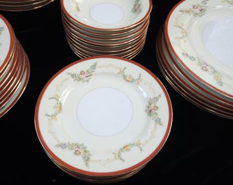 HOTTA YU Co. Empress China Hand Painted Dinnerware 1950s