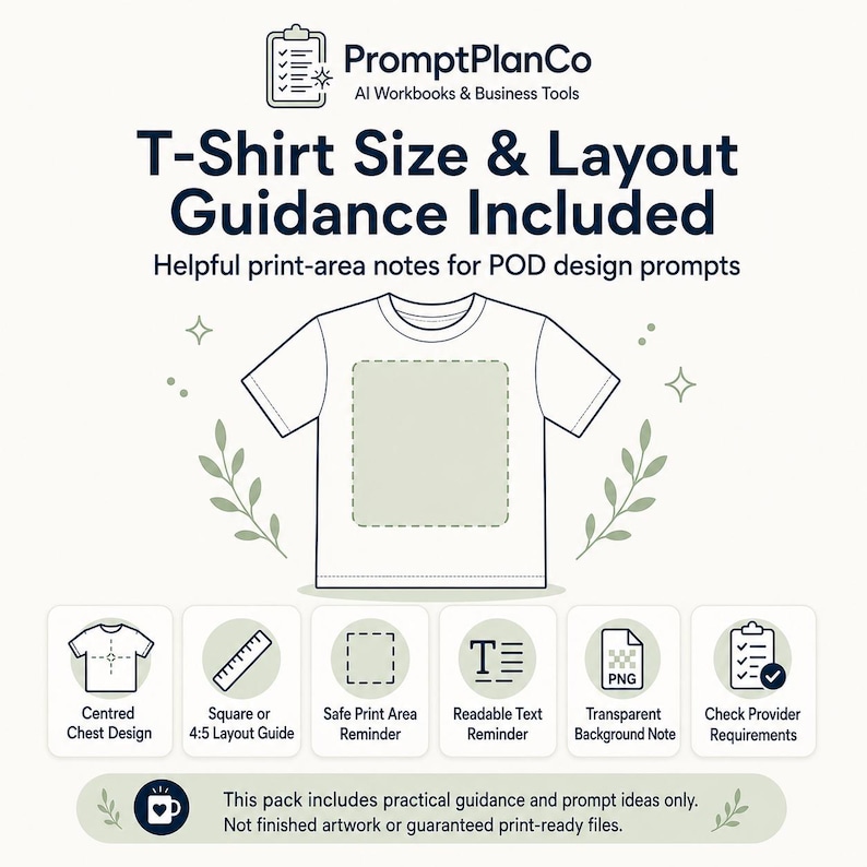 AI T-Shirt Design Prompts for POD Sellers, Etsy Shirt Ideas (Digital Download) image 6