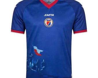 Haiti Football Jersey Haiti World Cup Soccer Shirt Fan Edition Blue