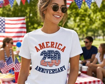 America 250 Anniversary Tee | Patriotic Stars Stripes
