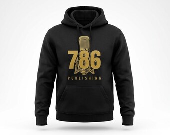 House Music Hoodie, DJ Sweatshirt, Techno EDM Producer Gift, 786Muzik Underground Electronic Music Apparel, Rave Merch, Unisex Pullover