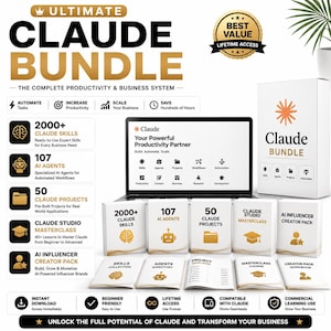 Ultimatives Claude AI-Paket: Über 2000 Fähigkeiten, 107 Agenten, 50 Projekte, Meisterklasse