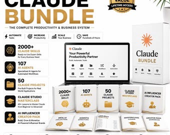 Ultimat Claude AI-paket: 2000+ färdigheter, 107 agenter, 50 projekt, mästarklass