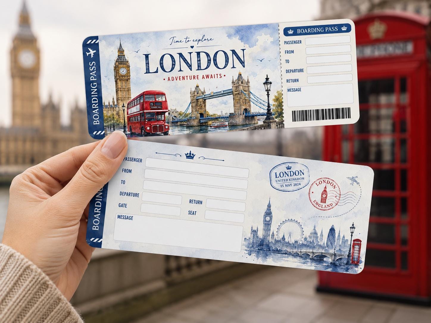 British Bus Tickets - Etsy UK