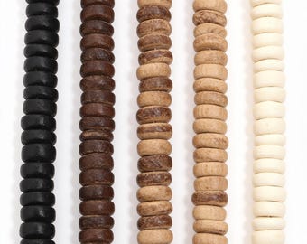 Coconut Shell Wooden Beads Round Colorful Loose Beads for Jewelry Making DIY