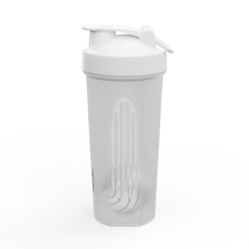 GlarsLifts 24 oz Shaker Bottle: Shatterproof Plastic, Stainless Steel Ball, Flip-Top Lid image 4