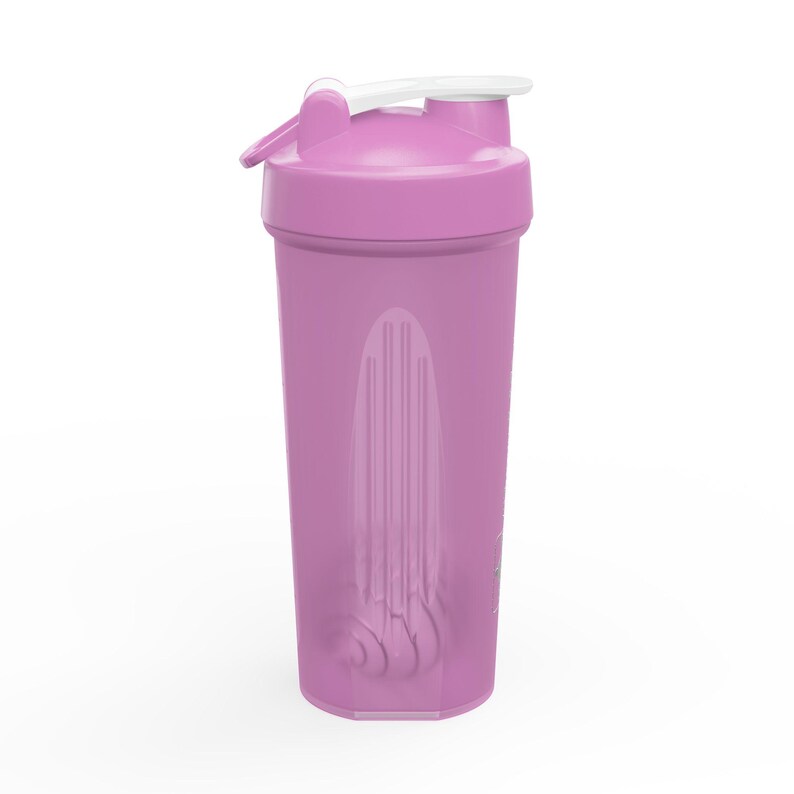 GlarsLifts 24 oz Shaker Bottle: Shatterproof Plastic, Stainless Steel Ball, Flip-Top Lid image 6