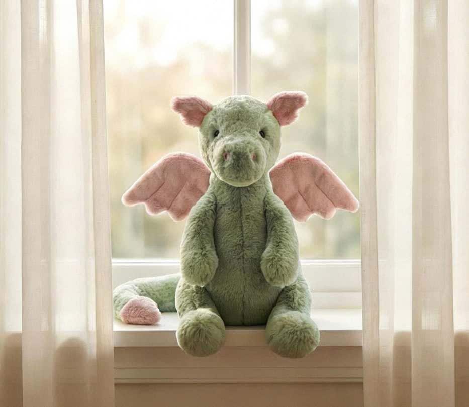 Jellycat Malachy Dragon - Etsy Canada