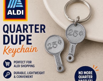 Aldi Quarter Dupe (for Key Ring)