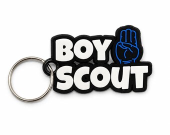 Boy Scout Salute Key Chain