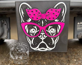Frenchie Hitch Cover