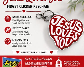Wilson Avenue Baptist Church AWANA Clicker Key Chain Fundraiser