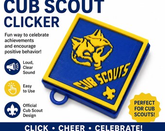 Cub Scout Clicker Key Chain