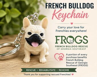 French Bulldog Key Chain