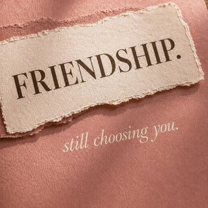 FRIENDSHIP. Greeting Card | Best Friend Card | Just Because Card | Friendship Gift | Thank You Card for Her | Thinking of You