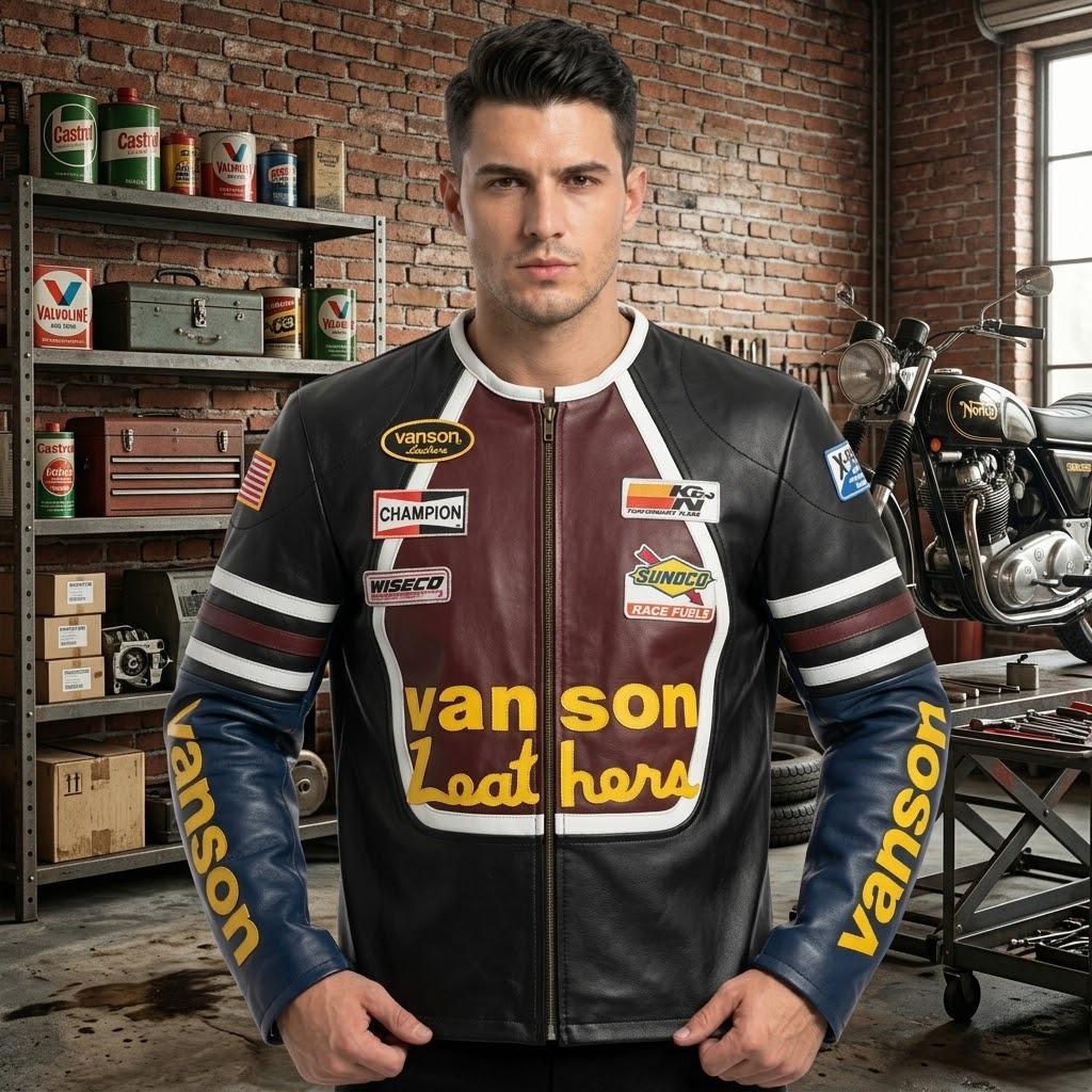 Vanson Star Jacket - Etsy