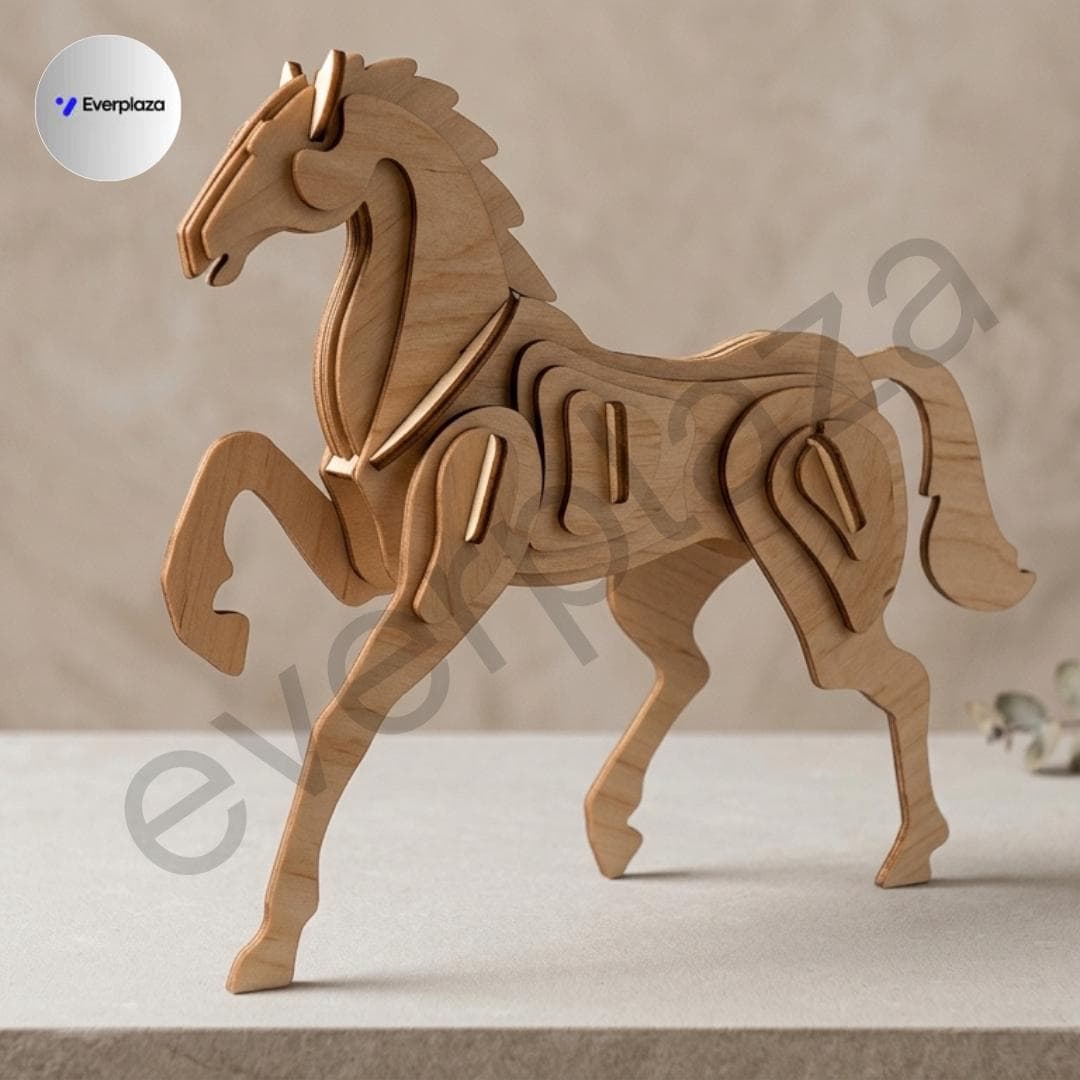 3d Horse Puzzle - Etsy