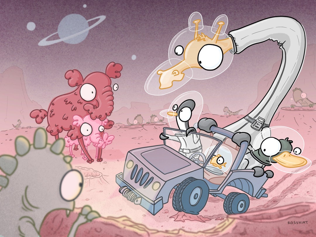 Alien Safari - Limited Edition Fine Art Print (of 10) - Etsy
