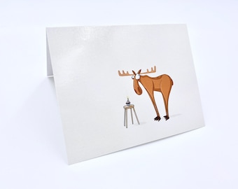 Cupcake Moose Cards (Happy Birthday!)