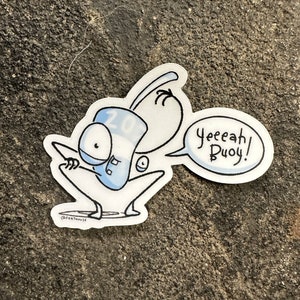 Yeah Buoy (Blue) Sticker