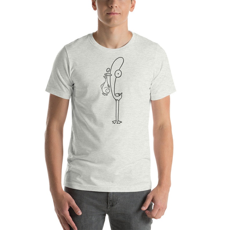 Seagull and Fish T-Shirt image 1