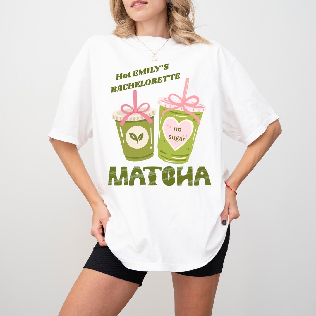 Hot Matcha Bachelorette Shirt, Custom Matcha Bride Party Tee ...