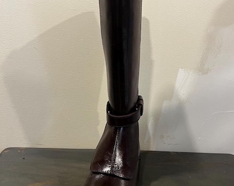 Obi-Wan Kenobi AOTC Dark Brown Leather Boots | Star Wars Cosplay Ready