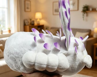 Pluszowa zabawka - Króliczek - Stworzenie Głębinowe, 25 cm, Miękkie, Pluszowe Zwierzę, Uroczy Kawaii Pluszowy Prezent dla Niej i Dla Niego