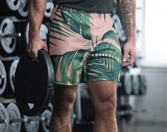 Pantalón corto deportivo largo unisex con estampado integral