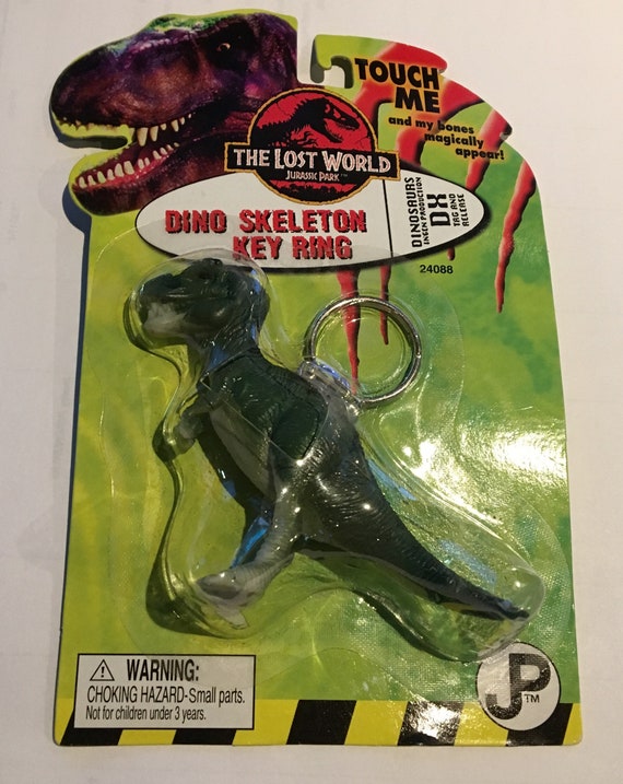Jurassic Park The Lost World Dino Skeleton KeyRing KeyChain T-REX Tyrannosaurus