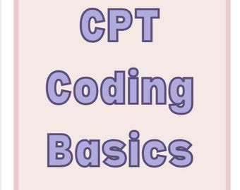 CPT Coding Basics Flashcards