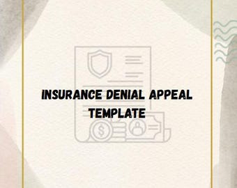 Insurance Denial Appeal Template