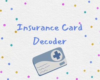 Decodificador de tarjetas de seguro
