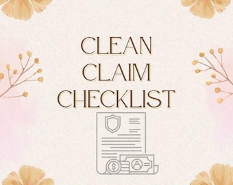 Lista de verificación de reclamaciones limpias