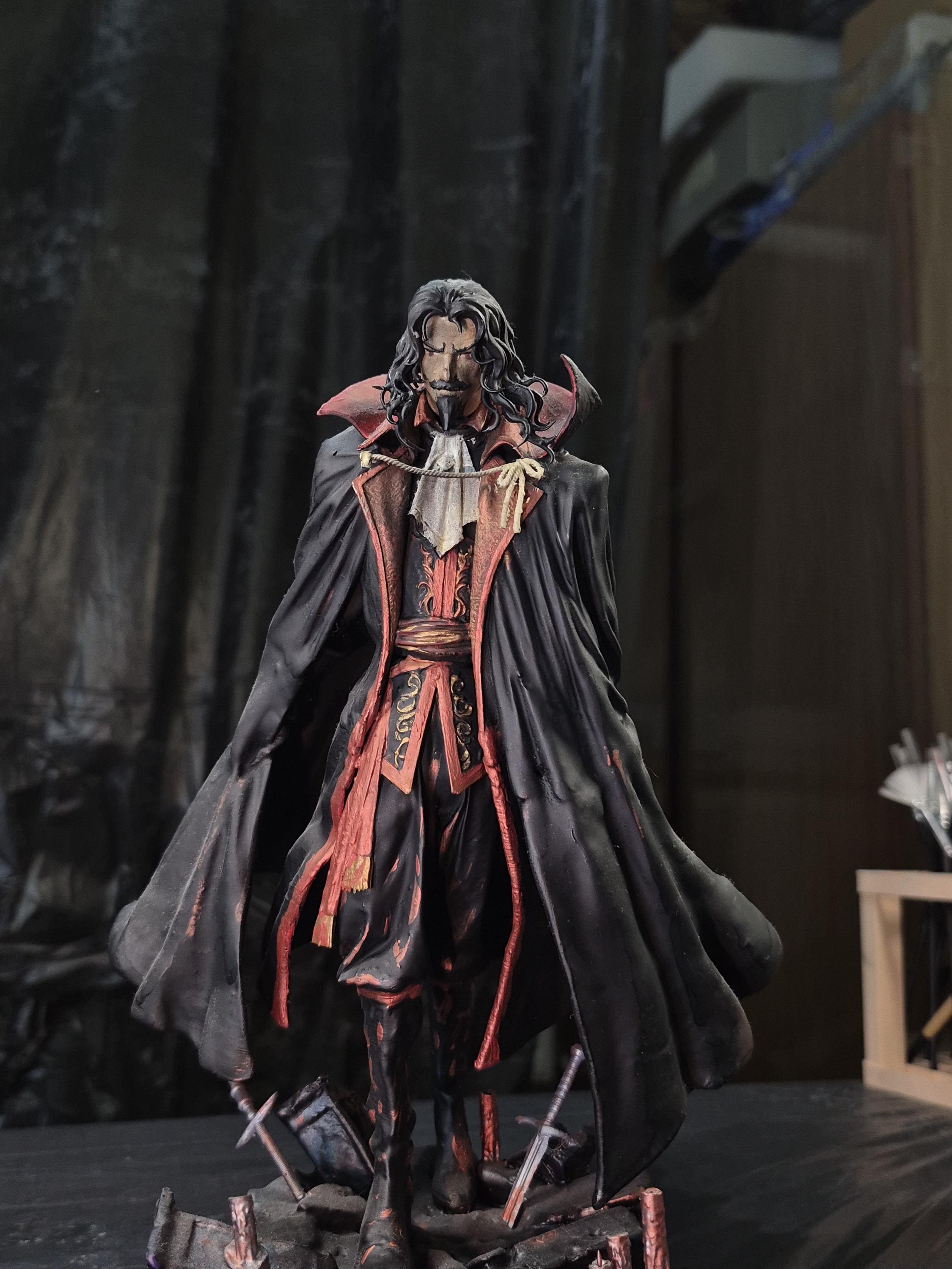 Castlevania Dracula Custom Hand-painted Figure | Vlad Tepes Resin