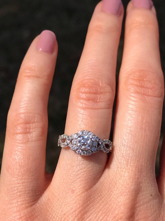 1 Carat Designer Diamond Engagement Ring. Offering Layaway Etsy