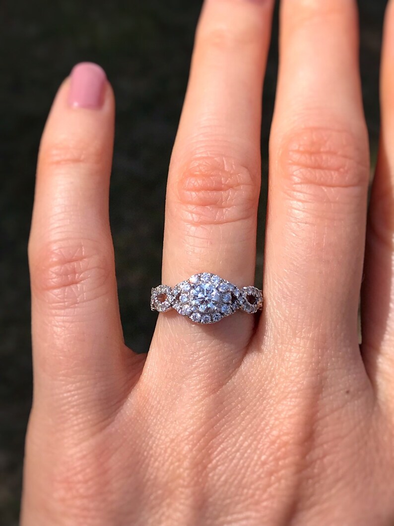 1 Carat Designer Diamond Engagement Ring. Offering Layaway Etsy