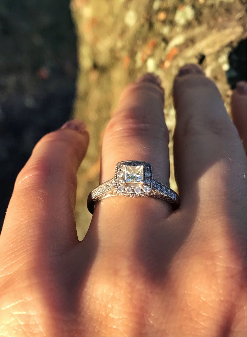 1/2 Carat Diamond Engagement Ring. Offering Layaway Etsy